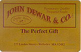 Gift Card from John Dewar & Company