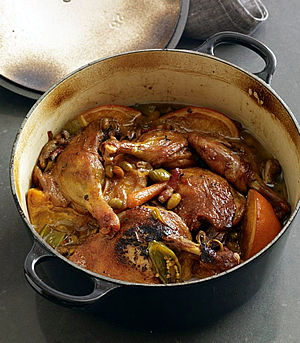 Recipe: Ginger-Orange Duck Cassoulet by Ming Tsai from Simply Ming One-Pot Meals